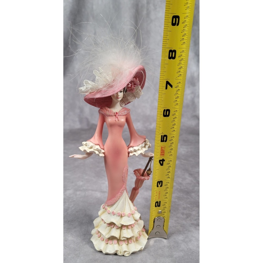 Thomas Kinkade "A Vision of Hope" Figurine Inspirations of Hope Lady Parasol 8" - Picture 7 of 7